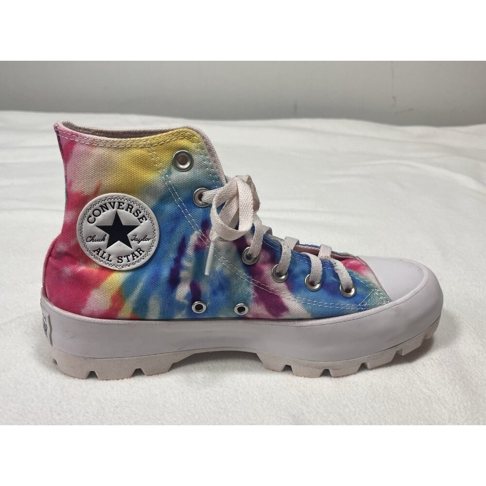 Converse Chuck Taylor All Star Lugged 2.0 Women’s Size 8 Tie-Dye High Top - Picture 6 of 11